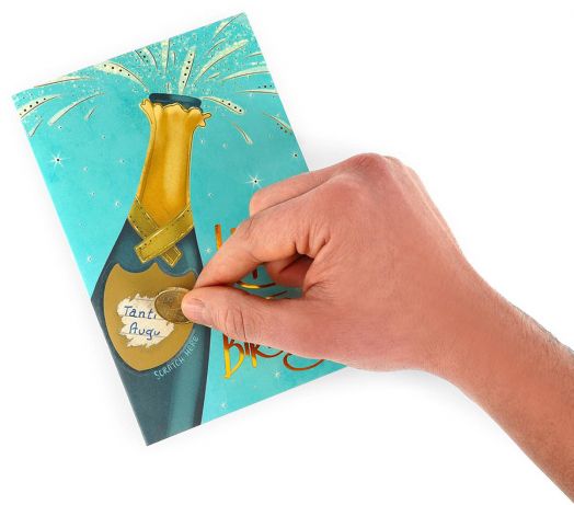 Скреч картичка Legami Happy Birthday