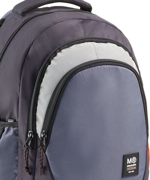 Ергономична раница Miquelrius Rider Blue с две отделения и USB порт, 30 л.