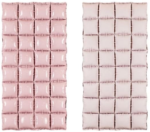 Фолиев балон PartyDeco - Двустранна завеса, розов