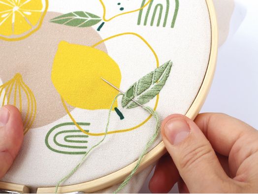 Комплект за бродиране Graine Creative - Лимони