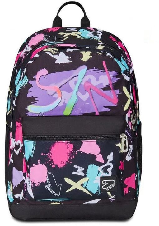 Ученическа раница Seven Pro XXL Reversible Detach Candy и безжични слушалки