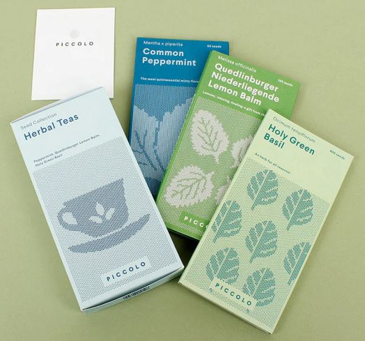 Семена за билкови чайове Piccolo, 3 вида
