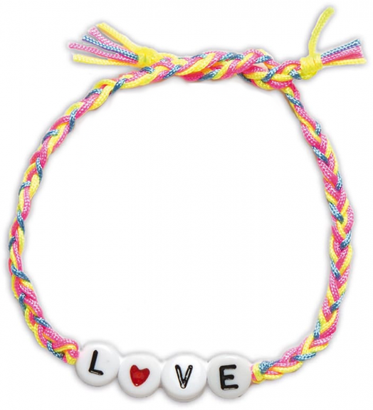 Креативен комплект Janod - Направи си бижута с послания