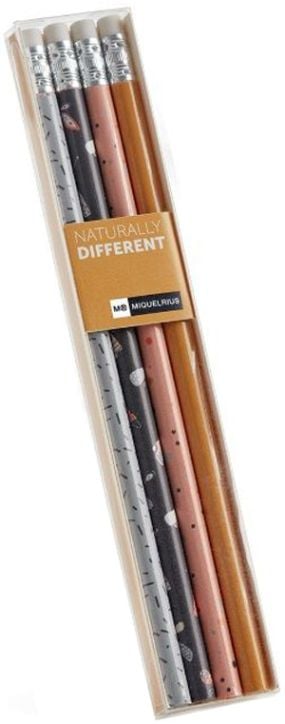 Комплект моливи Miquelrius Naturally, 4 бр.