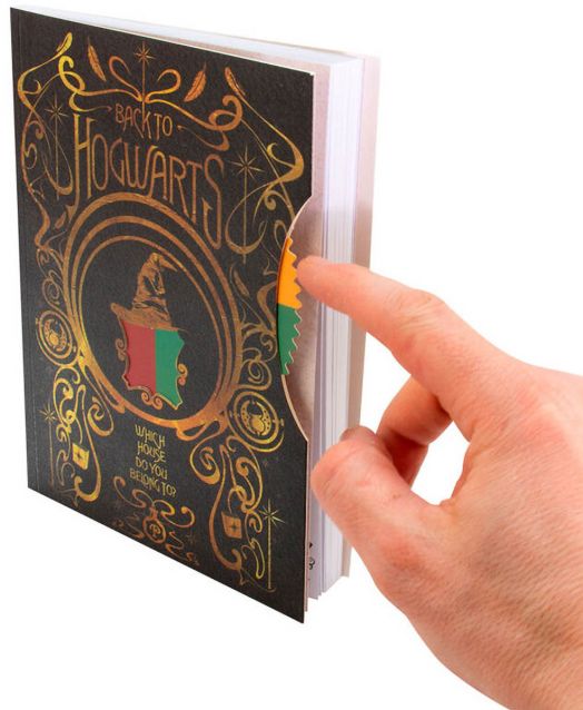 Тефтер със завъртащ се герб Blue Sky Harry Potter Back to Hogwarts A5, 80 листа