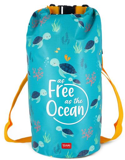 Водоустойчива чанта Legami - Sea Turtle, 10 литра
