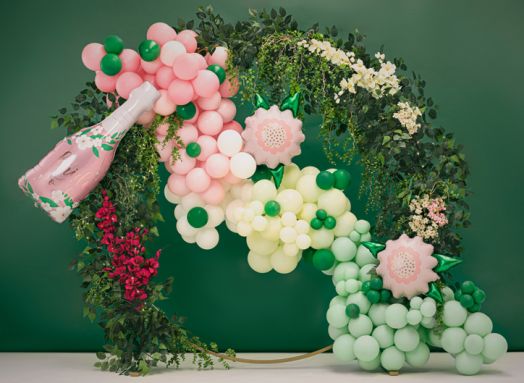 Фолиев балон PartyDeco - Цвете, 56 x 47 см.