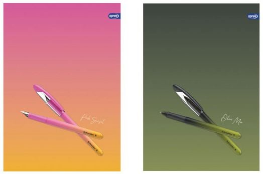 Тетрадка Spree Soft Touch Voyage А4, 60 листа с широки редове