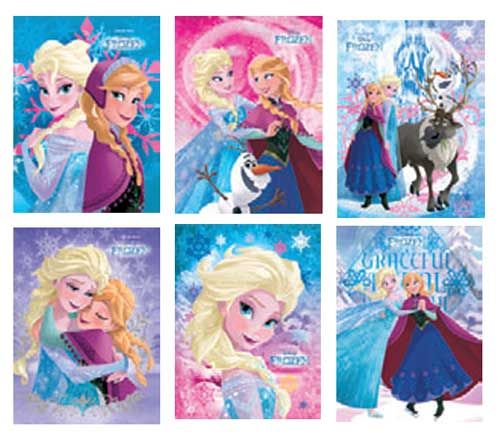 Тетрадка Frozen А5, 24 листа с малки квадратчета