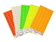 Жълти самозалепващи етикети за цени, 96 броя