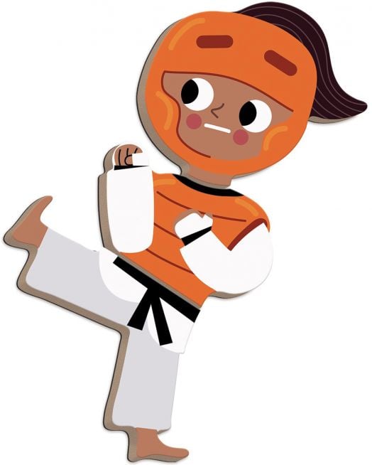 Детска магнитна книга Janod - Спортове