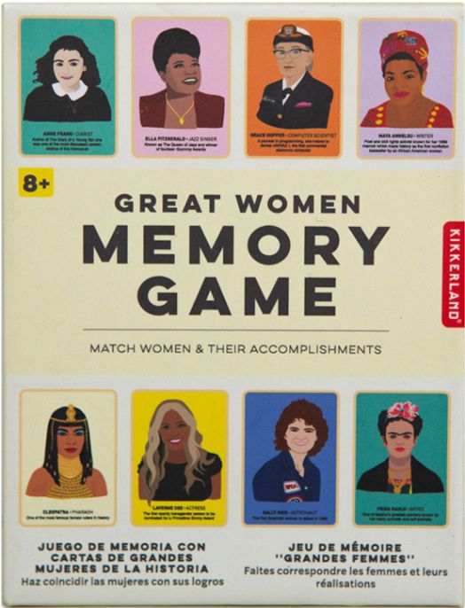 Мемори игра Kikkerland - Емблематични жени
