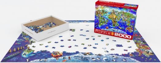 Пъзел Eurographics - Луд свят, 2000 части