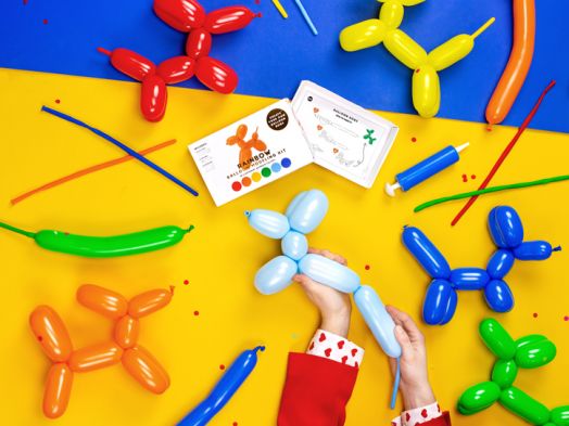 Комплект за парти PartyDeco - 30 ярки балона + помпа