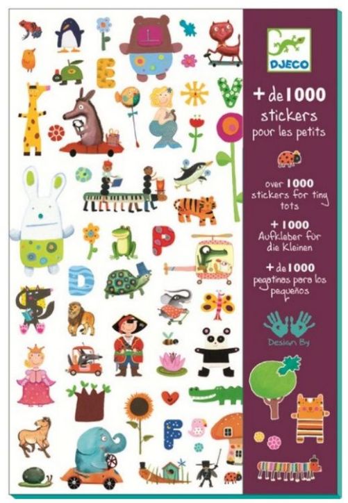 Стикери Djeco, 1000 бр.