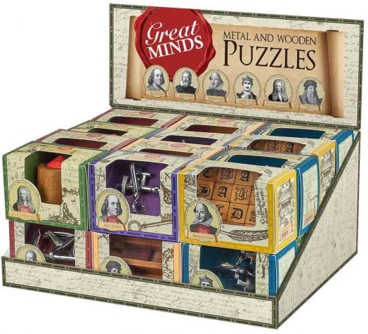 Мини 3D пъзели Professor Puzzle - Great Minds, Асортимент