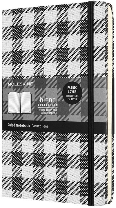 Тефтер Moleskine Limited Editions Blend Chess с твърди корици и линирани страници