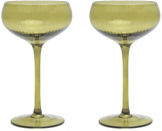 Чаши за коктейл Here's How The Lou Coupe Olive, 2 бр.