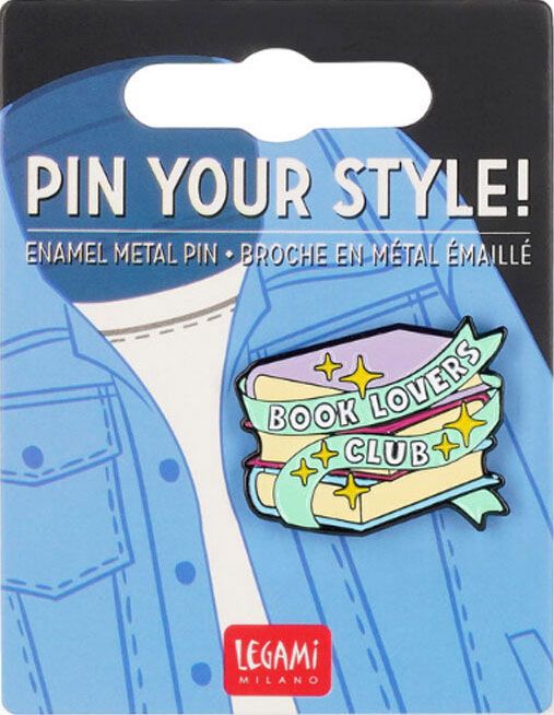 Значка Legami - Pin your style, Book lovers club