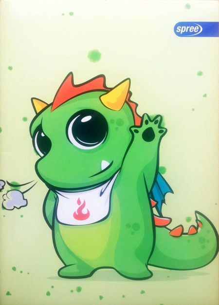 Тетрадка Spree Basic А5, 20 листа - тесни и широки редове