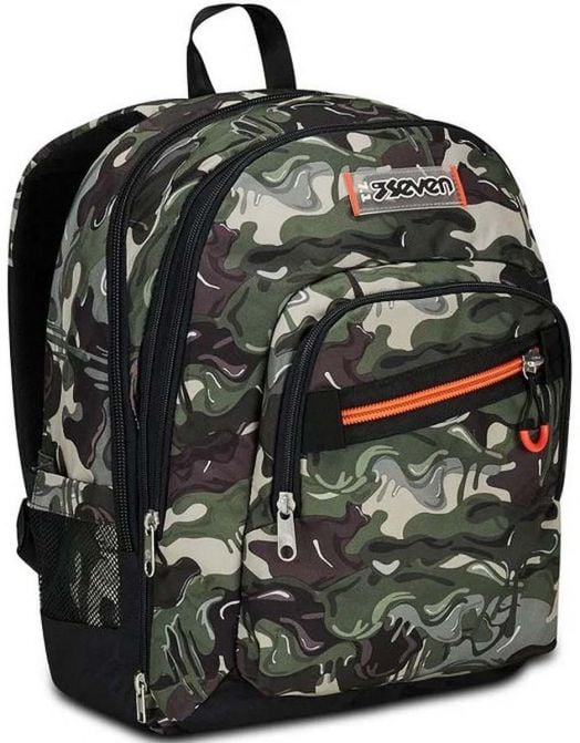 Ученическа раница Seven Advance Detach Camo с две отделения