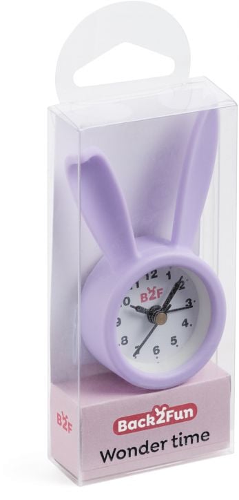 Будилник Miquelrius Back2Fun - Зайче, лилав