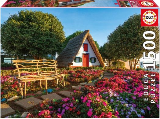 Пъзел Educa: Сантана, Мадейра, 1500 части