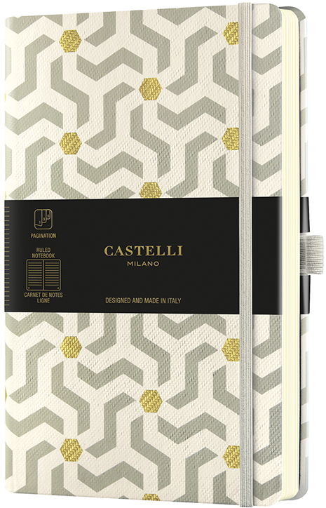 Бележник Castelli Oro Snakes, линирани, 13 х 21 см.