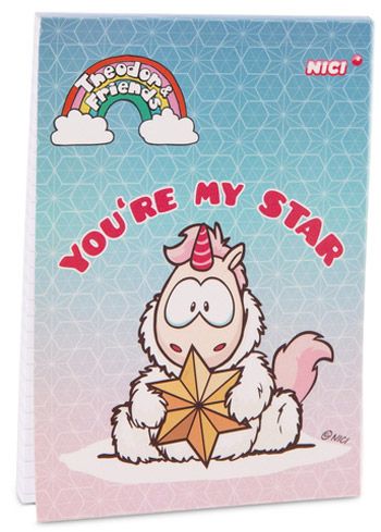 Бележник Nici - Еднорог Theodor