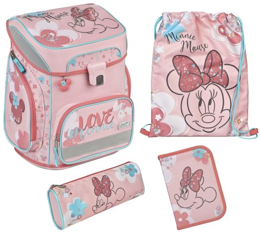 Комплект ученическа раница Undercover Minnie Mouse, модел 2024, ергономик