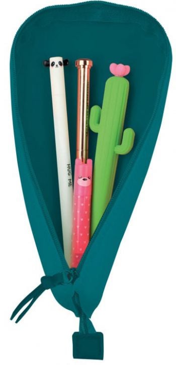 Силиконов несесер Legami, петролно син