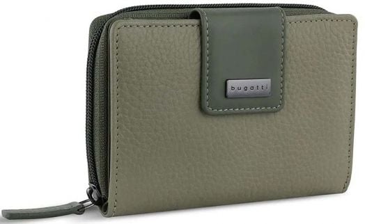 Дамски портфейл Bugatti Sina, зелен