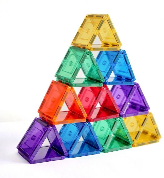 Магнитен конструктор Learn and Grow Toys - Малки квадрати, 36 части