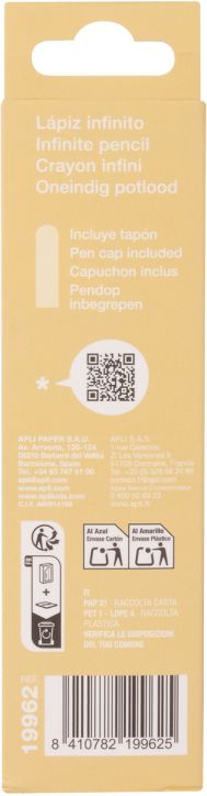 Графитен молив Apli Infinite Mini - Pink