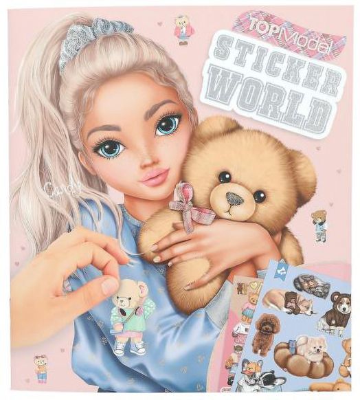 Книжка със стикери Top Model - Team Teddy