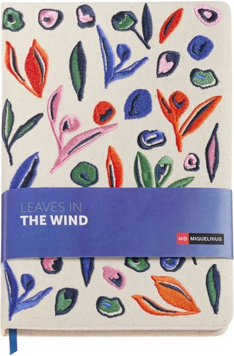 Тефтер Miquelrius Leaves in the Wind A5, 80 листа на точки