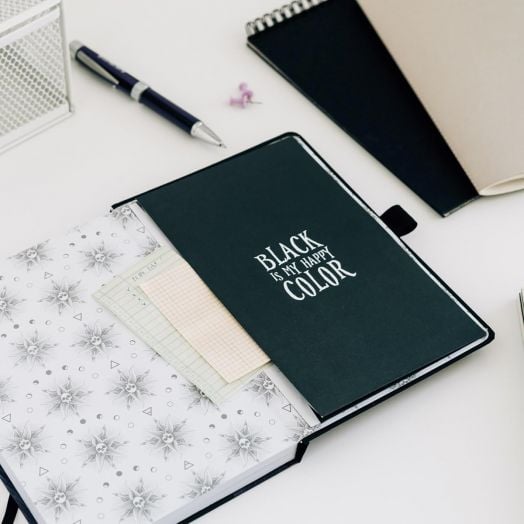 Тефтер с химикалка със светлина Grupo Erik - Wednesday