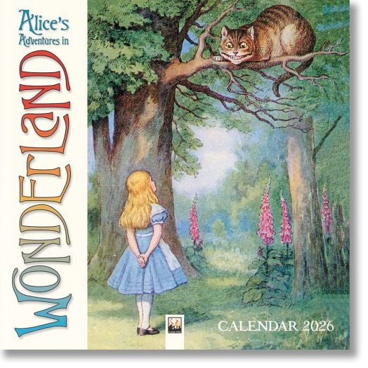 Стенен календар Alice's Adventures in Wonderland, 2026 година