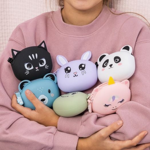 Силиконово портмоне за монети Miquelrius Back2Fun - Панда