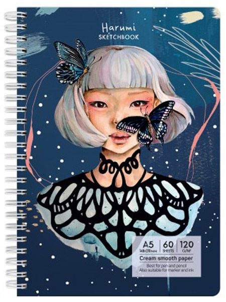 Скицник Drasca Having A Lovely Time: Harumi, A5 60 листа