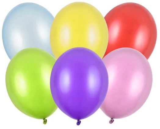 Комплект металик балони PartyDeco, 27 см.