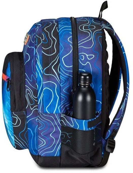 Ученическа раница Seven Freethink Mapset Boy с две отделения и USB порт