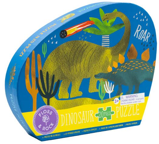 Пъзел Floss & Rock, Dinosaur - Стегозавър, 20 части