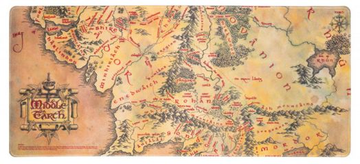 Геймърска подложка за бюро The Lord of the Rings - Middle Earth
