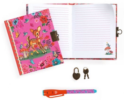 Таен дневник с магическа химикалка Djeco - Fiona