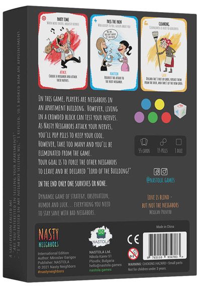 Настолна игра: Nasty Neighbors