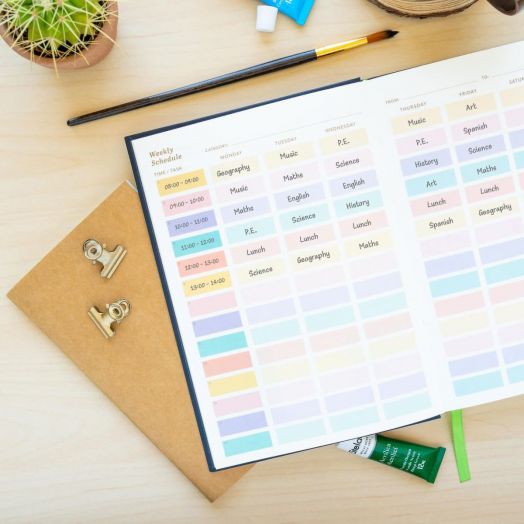 Седмичен планер Grupo Erik Frida Kahlo за 17 месеца - август 2025 / декември 2026 година