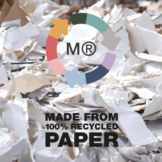 Тетрадка Miquelrius Recycled Eco Confetti А5 със спирала, 80 нелинирани листа