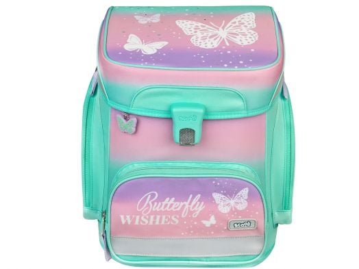 Комплект ученическа раница Undercover Butterfly Wishes, модел 2024, ергономик