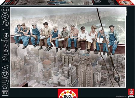 Класически пъзел Educa: Закуска в Ню Йорк, 1500 части